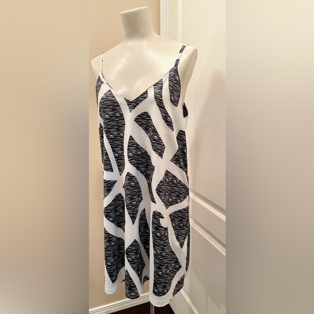 Astract Print Dress